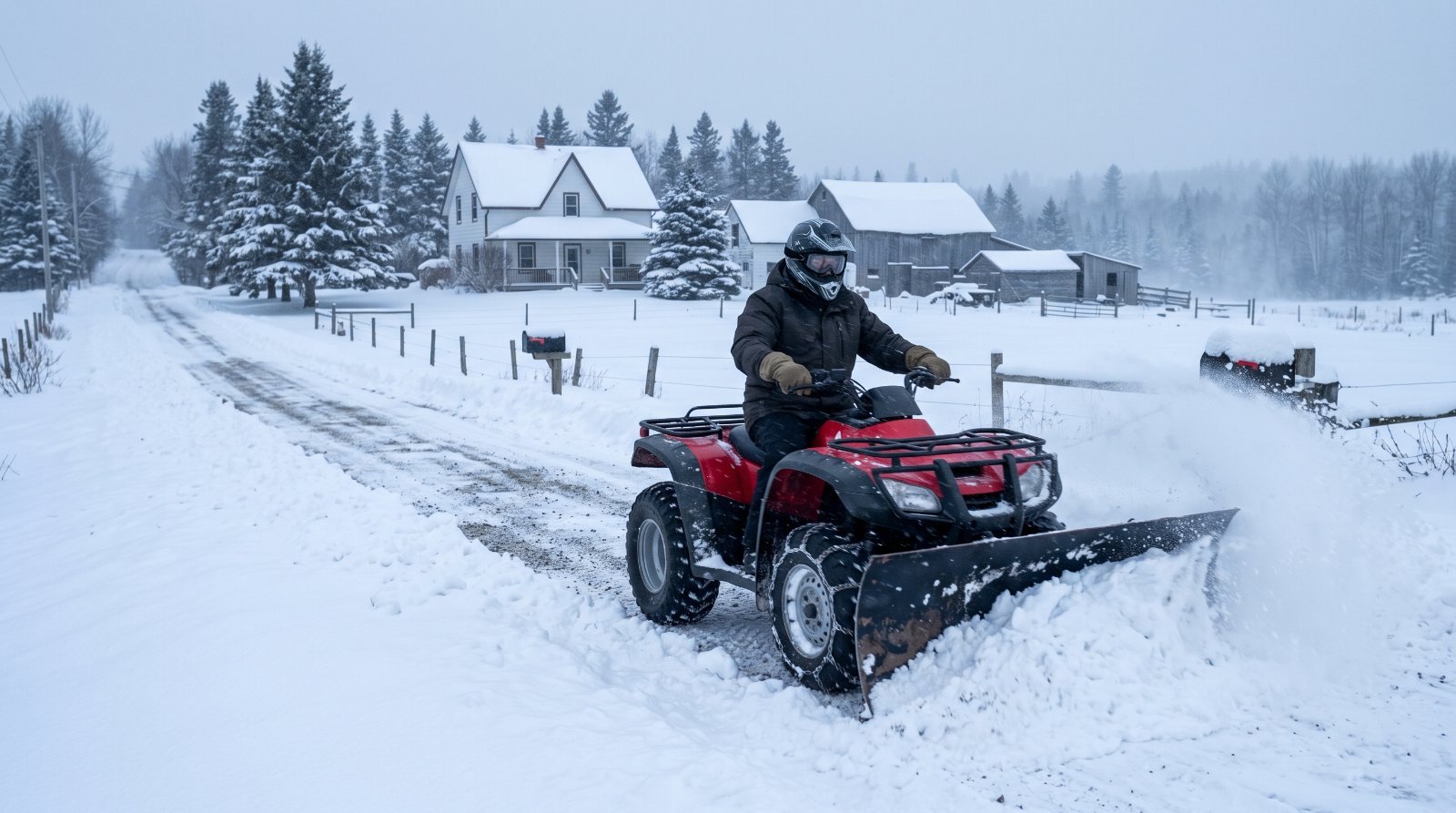 ATV and UTV Snow Plow Buying Guide for Canadian Winters